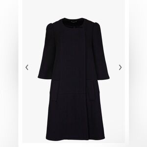 CO COLLECTION
Black Collarless Mid Length Jacket